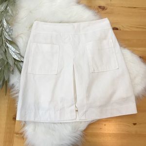 Lilly Pulitzer | White Skort with Front Pockets